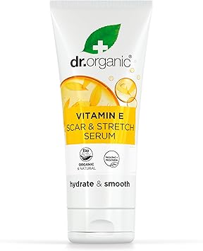 dr.organic سيروم دكتور أورجانيك فيتامين E لعلاج الندبات وعلامات التمدد مرطب لجميع أنواع البشرة طبيعي نباتي خالي من القسوة خالي من البارابين وخالي من SLS 50 مل قد يختلف التغليف - Image 2