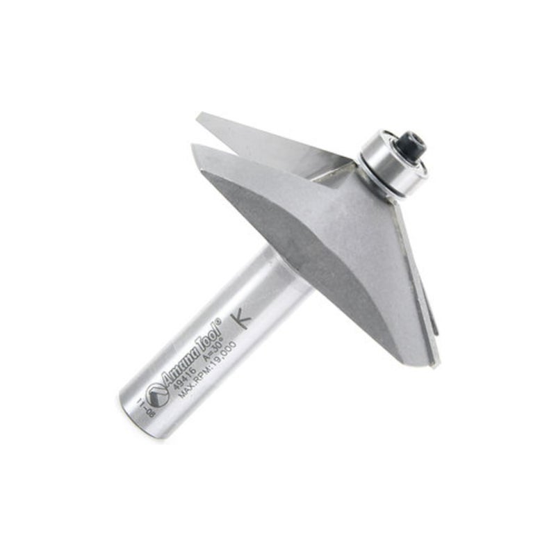 Amana Tool - 49416 Carbide Tipped Chamfer 60° x 2-1/2 Dia x 11/16 x 1/2" Shank - Image 4