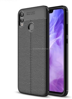 UNBLACK Design 2 silicone back cover, shock-resistant and camera protection, compatible with Honor 8X (Black) 
