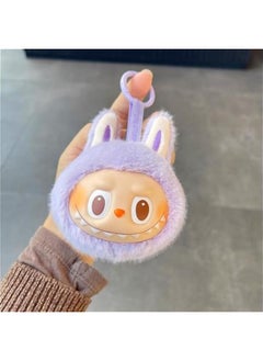 Arabest Women's Cute Labubu Keychain Plush Doll Pendant Keychain Accessories Card Gift  - Image 2