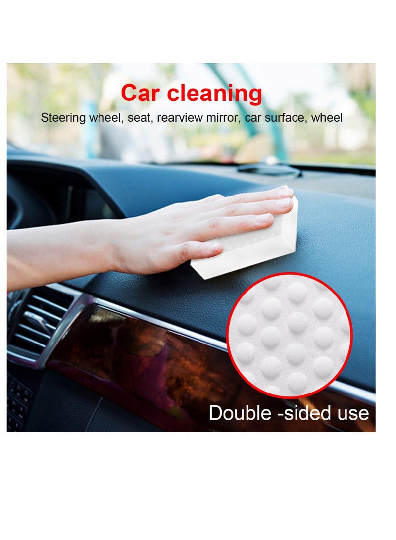 Excefore 2X Density Extra Thick Magic Sponge Eraser, 30 Pcs Non-Scratch Scrub Sponge Foam Cleaning Pads, Household Cleaning Melamine Sponge Foam, Multi-Purpose for Bathroom,Floor, Kitchen, Pots and Pan - Image 3
