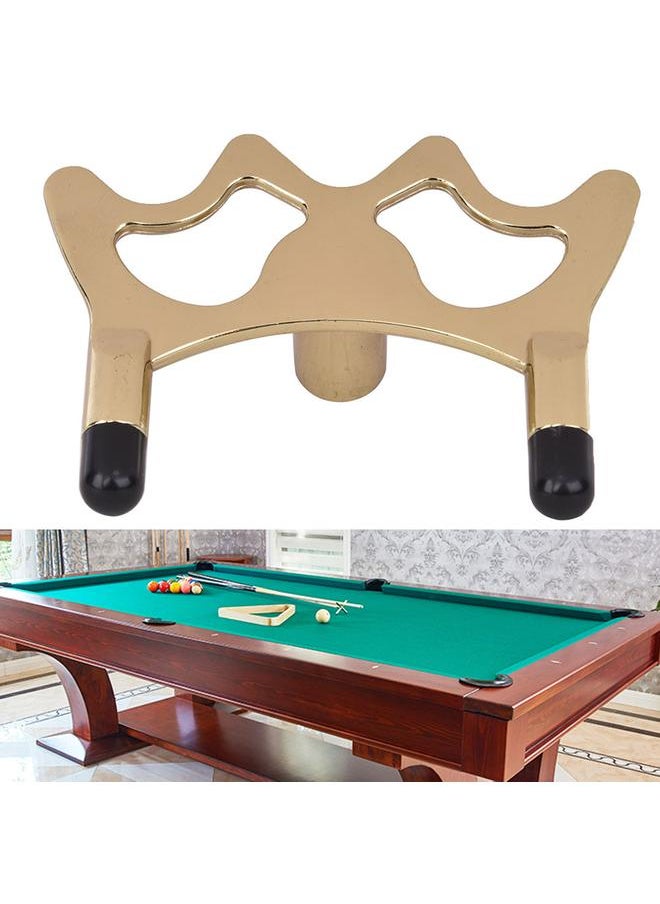 Metal Durable Anti-slip Billiards Snooker Pool Cue Rest Bridge Head Holder Billiard Accessory(Low Type with Plastic Particle )