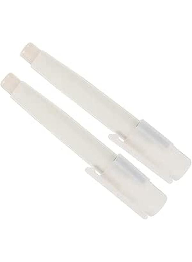 2 Pack Plastic Chalk Holder Extender For Water Soluble Reusable Graffiti Pens School Office Home Use - Image 1