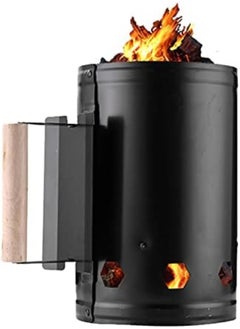 Lkerejol Charcoal Chimney Starter, Chimney Starter Fireplace Accessories Quick Rapid Fire Briquette Charcoal Starter For Bbq Charcoal Grill Briquette Coal Fire Starter Chimney (Black) - pzsku/Z46CE44B789CF34652A60Z/45/_/1716552958/c5d1b74d-6d4d-46a3-8b96-92f8575af5a5