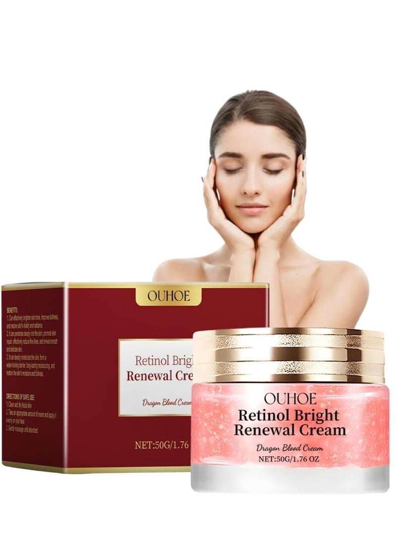 OUHOE Face Cream - Face Cream for Women - Anti Wrinkle Face Moisturiser - Skin Lightening Cream - Retinol Skincare Cream - Dark Spot Remover - Day & Night Cream for Women 50g - Image 1