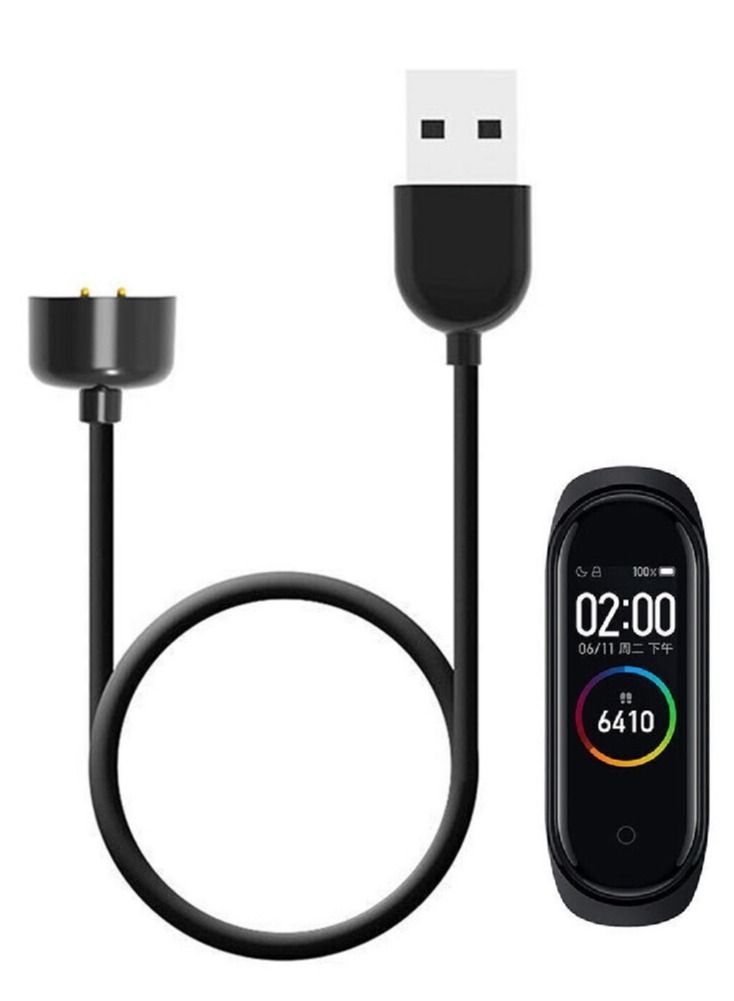 CATANES كابل شحن سريع مغناطيسي USB لساعة Xiaomi Mi Band 7 / Mi Band 6 / Mi Band 5 بطول 50 سم - Image 1