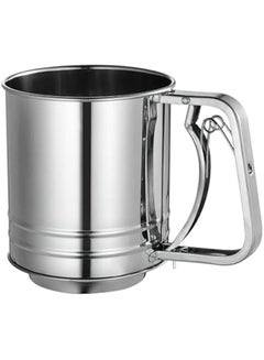Generic Flour Sifter for Baking, 304 Stainless Steel 3 Cup Flour Sieve ...
