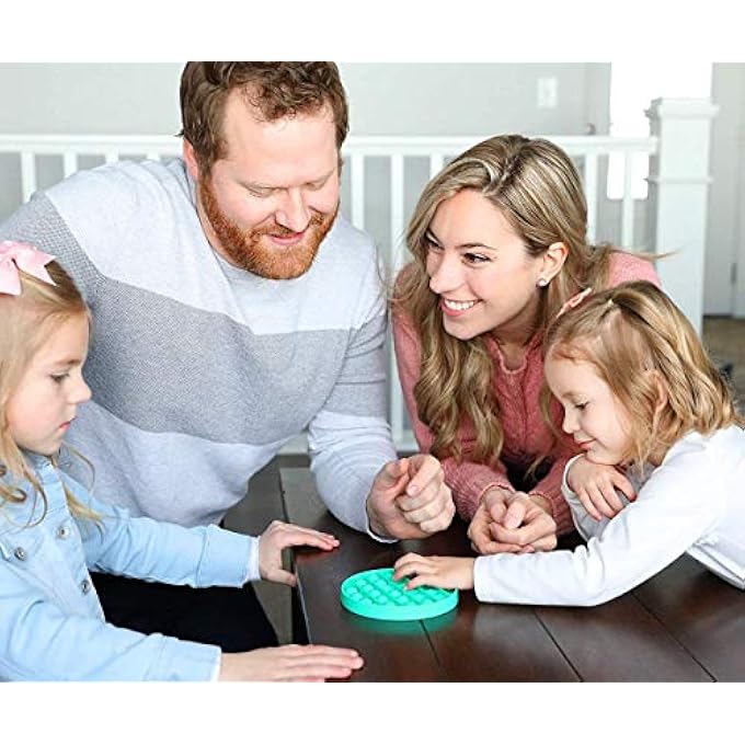 FoxMind Games Last One Lost, Light Green - The Original Push Pop Bubble Popping Sensory Pop It Fidget Toy - Autism ADHD Special Needs Stress Reliever, Silicone Bend, Squish, Squeeze Relax Activity - Image 4