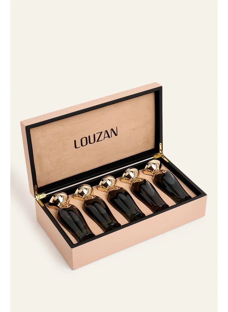 لوزان مجموعة عطور لوزان رويال الفاخرة، 5 قطع × 200 مل