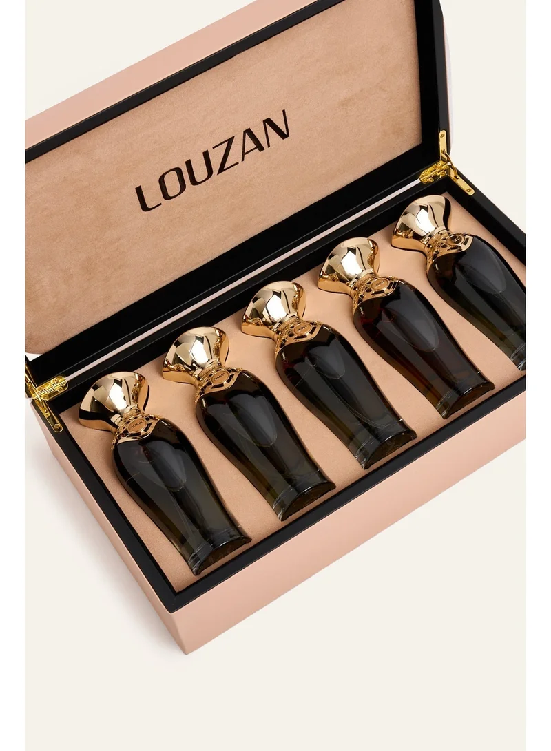 لوزان مجموعة عطور لوزان رويال الفاخرة، 5 قطع × 200 مل