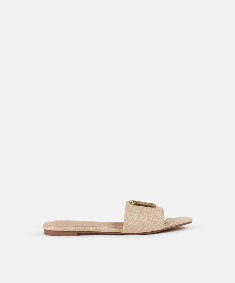 Ipekyol Monogram Buckled Slippers