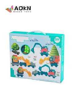Soft Building Block Sets for Kids STEM Building Blocks for Preschool Large Construction Block Toys for Toddler to Improve Imagination Creativity Hands-on Ability