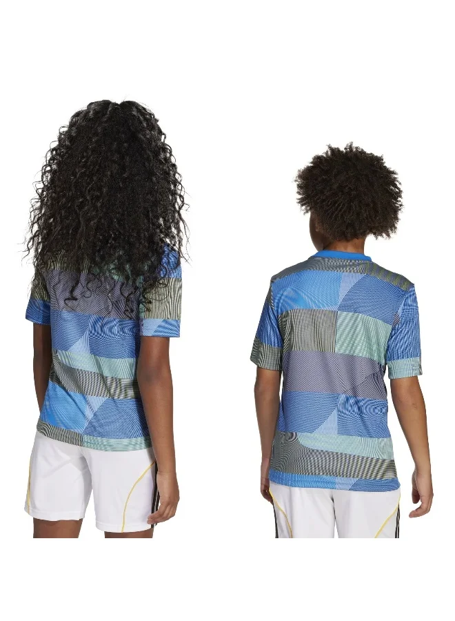 Adidas Adidas Real Preshi Y U Blue Football/Soccer Jerseys For Unisex