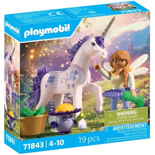 Playmobil Collectible Unicorn Lucky Lavender with Fairy - Image 1