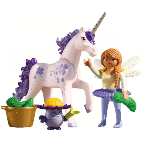 Playmobil Collectible Unicorn Lucky Lavender with Fairy - Image 3