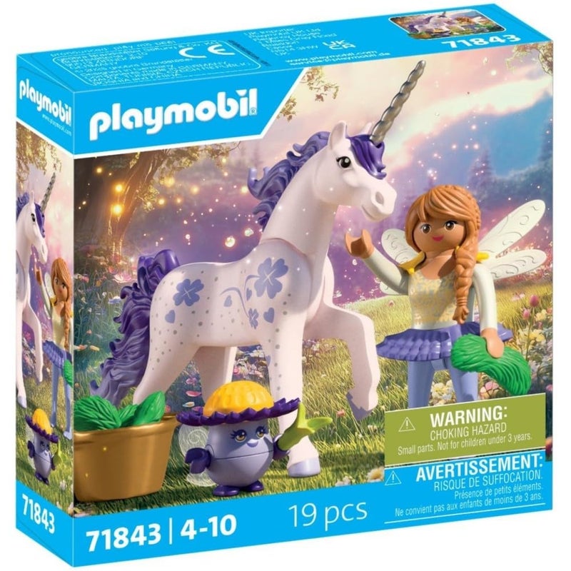 Playmobil Collectible Unicorn Lucky Lavender with Fairy - Image 2