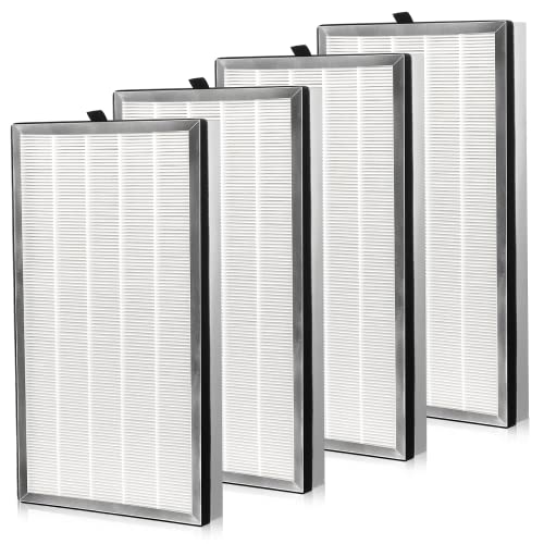 LINNIW 112 Replacement Filter Compatible with MA Series 112 Air Purifier V2.0 3-IN-1 Filtration Contains Pre-Filter Layer, High Efficiency Middle Layer and Activated Carbon Layer, 4 Pack - Image 1