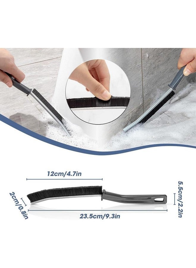 QERINKLE Plastic Mini Gap Cleaning Brush (Pack of 5) Hard Bristle Gap Brush Cleaning Multipurpose Crevice Cleaning Brush Dead Corner Cleaning Used for Home (Pack of 5, Black) - Image 2