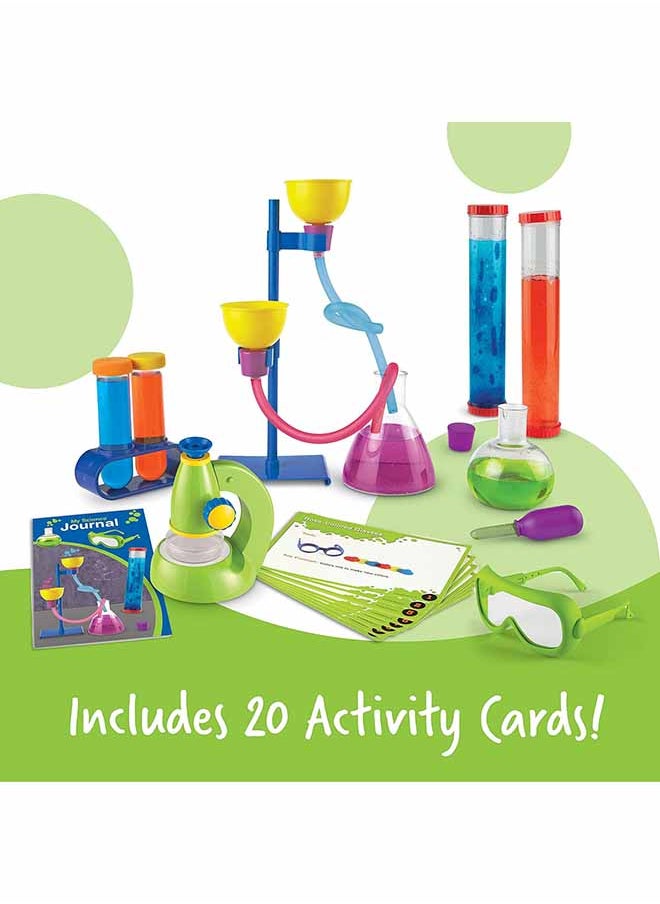 Learning Resources - Learning Resources Primary Science Deluxe Lab Set, 20 Kids Science Experiments, Realistic Lab Tools for Kids, Preschool STEM Toys, Test Tubes for Kids, 45-Piece, Ages 3+ - Image 1