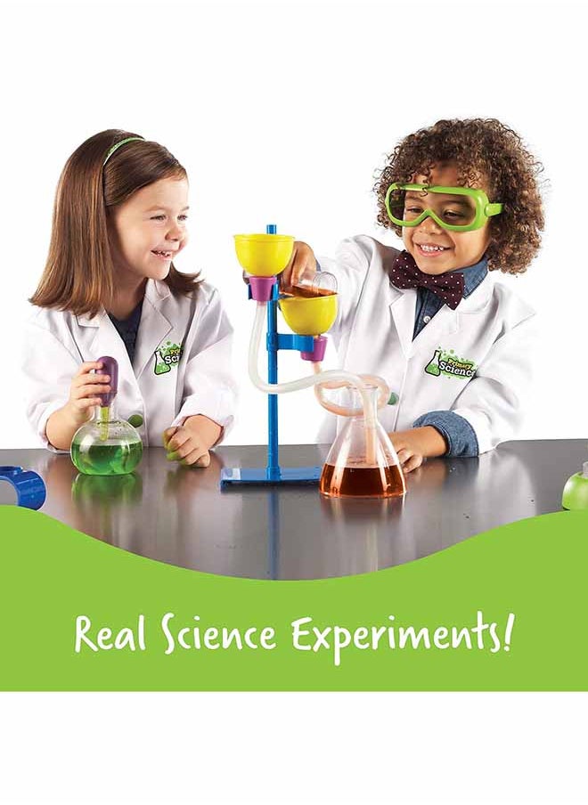 Learning Resources - Learning Resources Primary Science Deluxe Lab Set, 20 Kids Science Experiments, Realistic Lab Tools for Kids, Preschool STEM Toys, Test Tubes for Kids, 45-Piece, Ages 3+ - Image 1