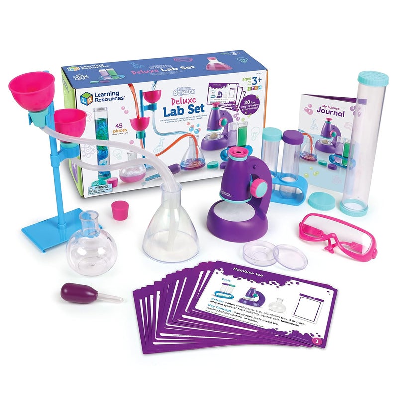Learning Resources Primary Science Deluxe Lab Set - 45 Pieces, STEM Science Kit for Kids Ages 3+ - Image 1