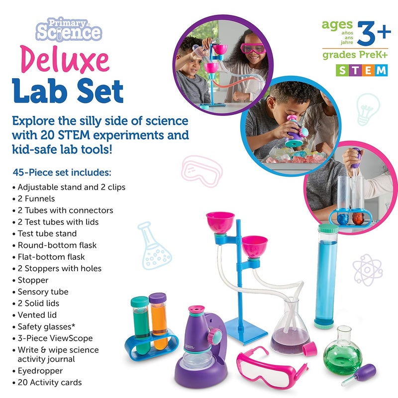 Learning Resources Primary Science Deluxe Lab Set - 45 Pieces, STEM Science Kit for Kids Ages 3+ - Image 5