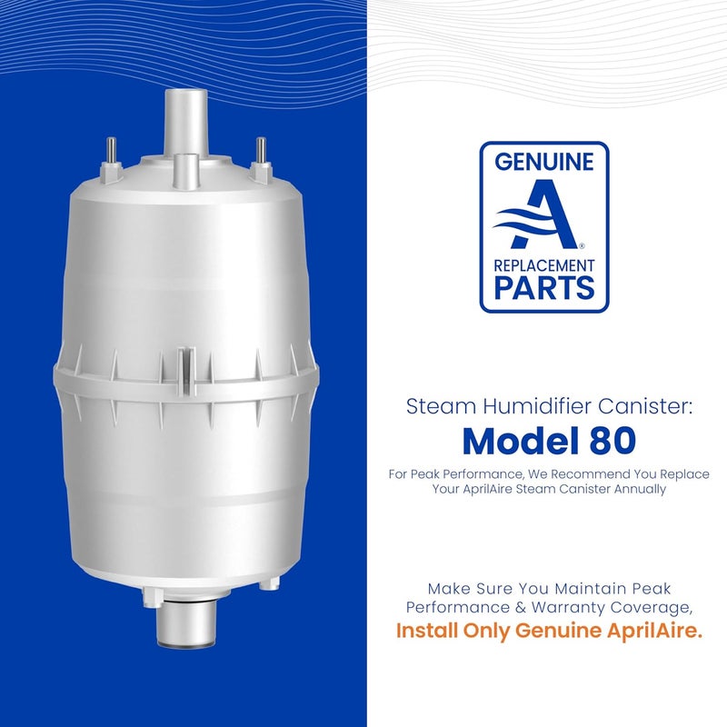 Aprilaire AprilAire 80 Replacement Canister for AprilAire Steam Humidifier Models 800 801 865 and 866 Pack of 1  - Image 4