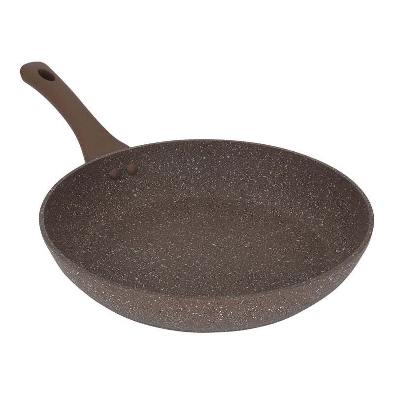 Rocky Granite Frying Pan, 20 cm - Brown - Image 2