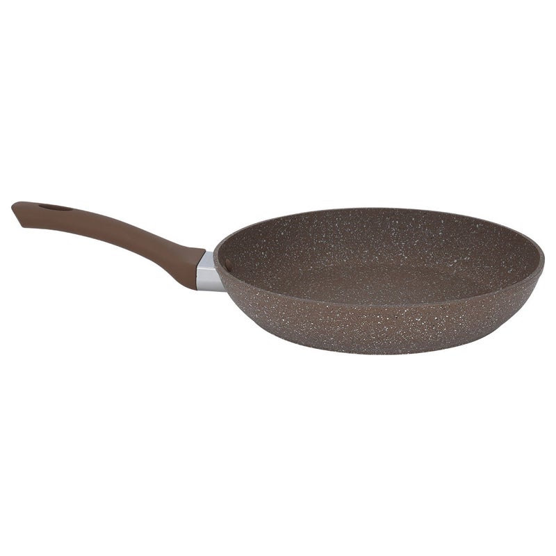 Rocky Granite Frying Pan, 20 cm - Brown - Image 3