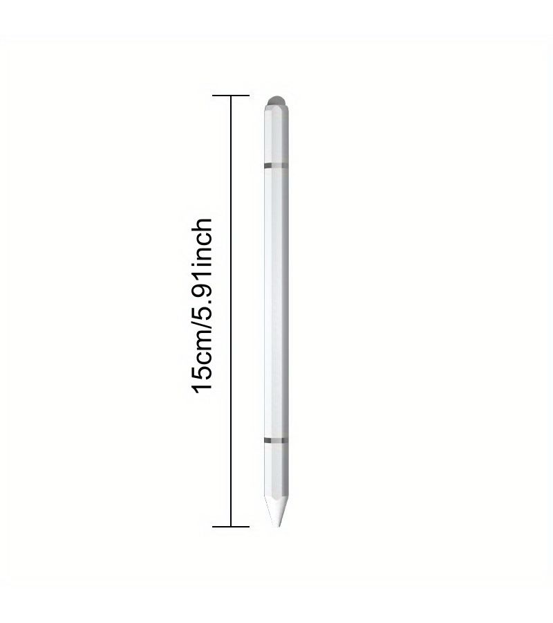 1 Black 1 White Capacitive Stylus Pen for iPad Tablet Smartphone Writing Drawing No Battery Needed - Image 2