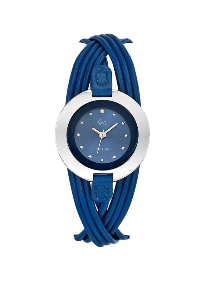 GO Women Water Resistant Analog Watch 698119 - 30 mm - Blue - Image 1