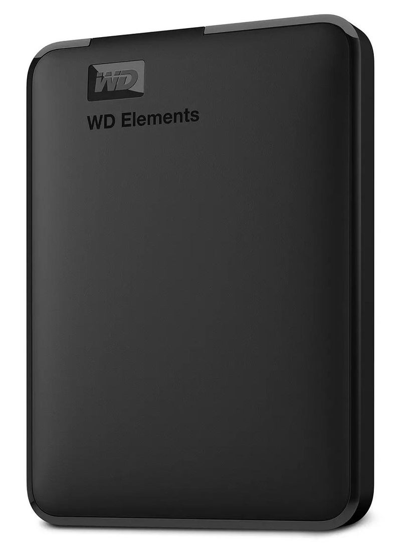 حافظة القرص الصلب الخارجي، وحدة تخزين أساسية من ويسترن ديجيتال إليمنتس - USB 3.0، أسود - Image 1