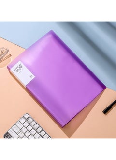 xozgdovg a4 Data Book Transparent Multi-layer Loose-leaf Folder pp Student Certificate Test Paper Storage Book File Pregnancy Test Score Folder  - Image 3