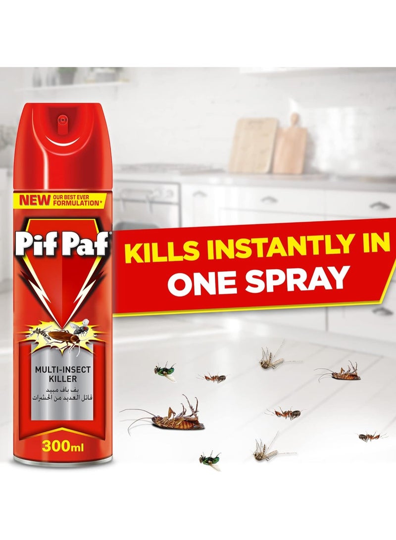 Pif Paf Multi-Insect Killer 3 x 300ml - Image 3