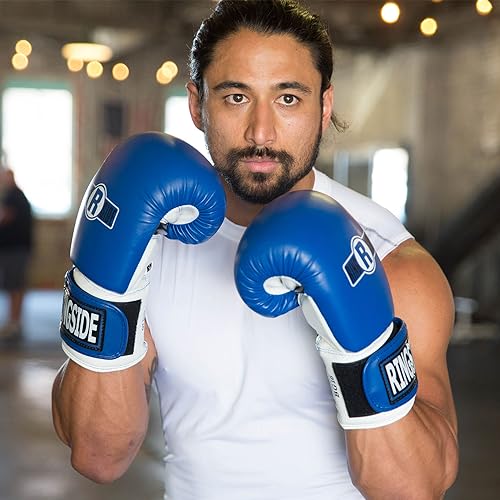 Ringside قفازات تدريب الملاكمة الاحترافية من رينغسايد، كيك بوكسينغ، موياي تاي، جل، للملاكمة، صغيرة/متوسطة، سوداء/وردية - Image 2