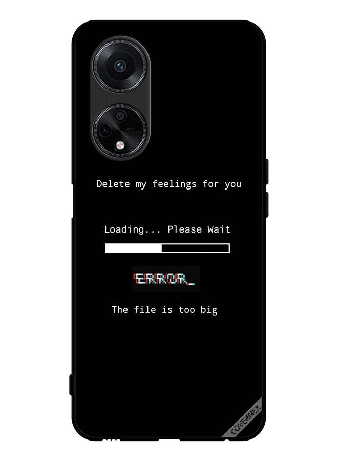 Covernex Protective Case Cover For Oppo A98 5G Delete My Feelings For You Wallpaper - Image 1