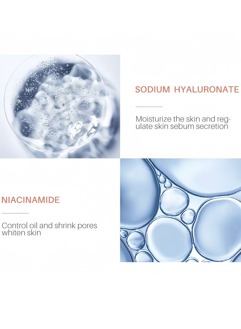 Lanthome Glutathione Serum, Glutathione White Serum, Enriched with Glutathione Vitamin C& Kojic Acid, Hydrating Moisturizing Brightening Skin Reduces Fine Lines & Wrinkles, Dark Spot Remover Face Serum - Image 3