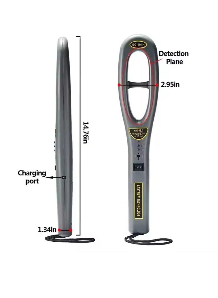 KKmoon Handheld Metal Detector Safety Inspection Buzzer Vibration Security Check - Image 2