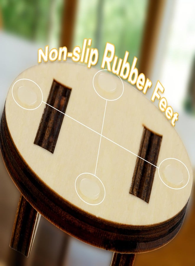 Homakover Wood Challenge Coin Holder (5 Pack), Military Coin Display Stand, Shelf Top Coin Holder for Veterans and Collectors, Token Medallion Holder, Holder for 1.5-4.9 inches Coins - Image 5