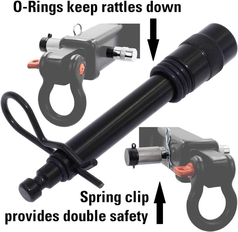 TowWorks 5/8" Keyed Alike Trailer Hitch Locking Pin, 79630 - Image 2