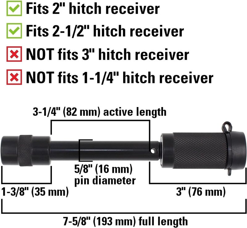 TowWorks 5/8" Keyed Alike Trailer Hitch Locking Pin, 79630 - Image 4