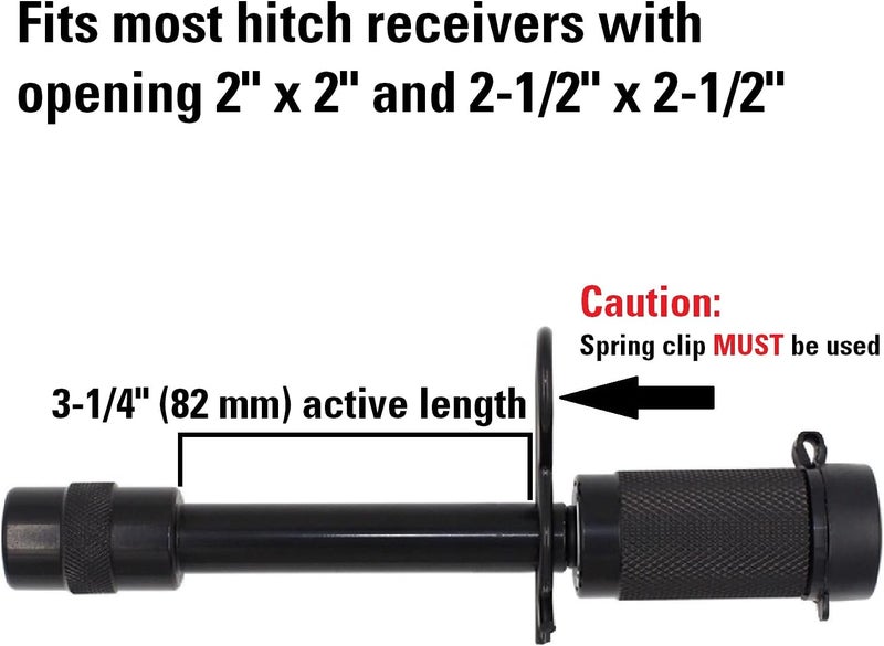 TowWorks 5/8" Keyed Alike Trailer Hitch Locking Pin, 79630 - Image 5