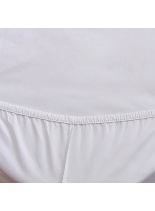 هوم بوكس شرشف سرير مزدوج Purely-percale 300TC 140x200x40 سم