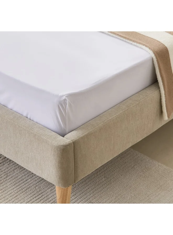 هوم بوكس شرشف سرير مزدوج Purely-percale 300TC 140x200x40 سم