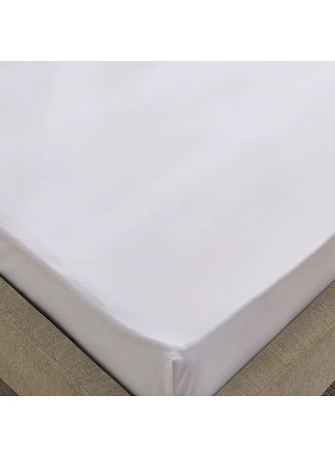هوم بوكس شرشف سرير مزدوج Purely-percale 300TC 140x200x40 سم