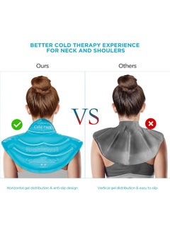 Comfytemp Comfytemp Ice Pack for Neck Shoulders, FSA HSA Approved, Large Gel Neck Shoulder Ice Pack, Reusable Cold Neck Ice Pack Wrap for Upper Back Pain Relief, Cold Compress Therapy for Rotator Cuff Injuries  - Image 5