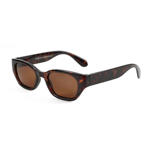 ZENOTTIC Cat Eye Sunglasses for Women Polarized UV400 Protection, Narrow Retro Sun Glasses for Small Face Trendy Shades Tortoise - Image 1