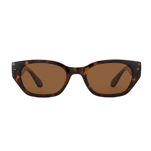 ZENOTTIC Cat Eye Sunglasses for Women Polarized UV400 Protection, Narrow Retro Sun Glasses for Small Face Trendy Shades Tortoise - Image 3