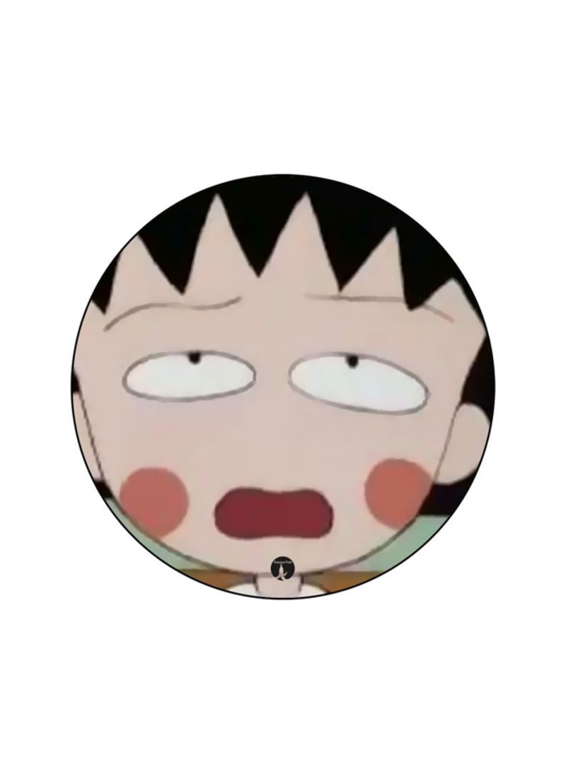 RKN Anime Chibi Maruko Chan Theme Printed Mouse Pad  k/Black/White