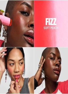 MILK MAKEUP MILK MAKEUP Cooling Water Jelly Tint Lip + Cheek Blush Stain (Fizz - soft peach) .17 oz / 5 g  - Image 2